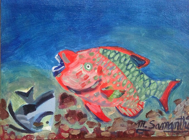 Parrot Fish #6 (SOLD!)