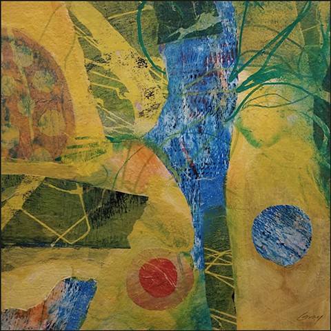 collage, acrylic, mixed_media, abstract, colorful, work_on_paper