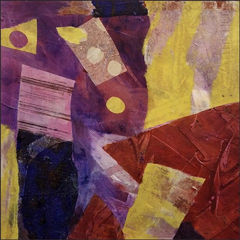 collage, acrylic, mixed_media, abstract, colorful, work_on_paper