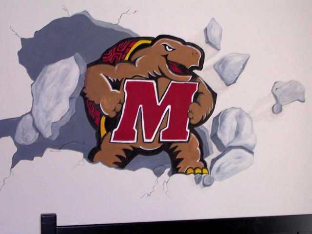 Maryland Terps Turtle Mural