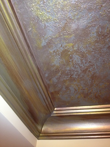Metallic Plaster Ceiling 2