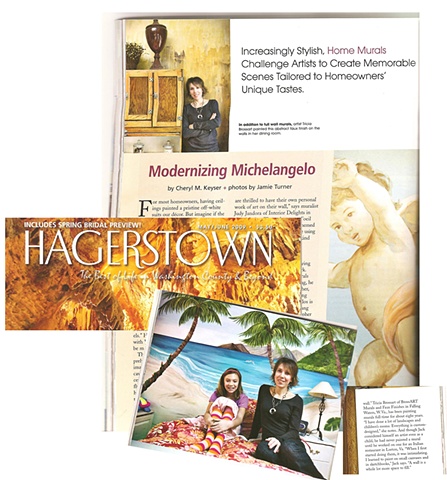 Hagerstown Magazine murals and decorative painting Tricia Brossart