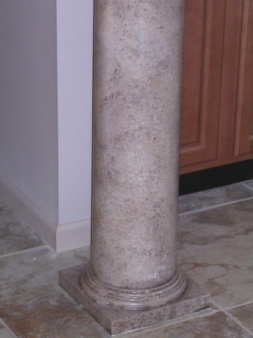Faux Stone Column