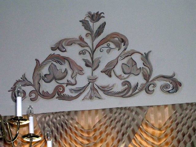 Scrollwork Accent Above Windows