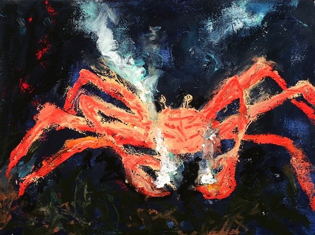 crab sparking luminescence 