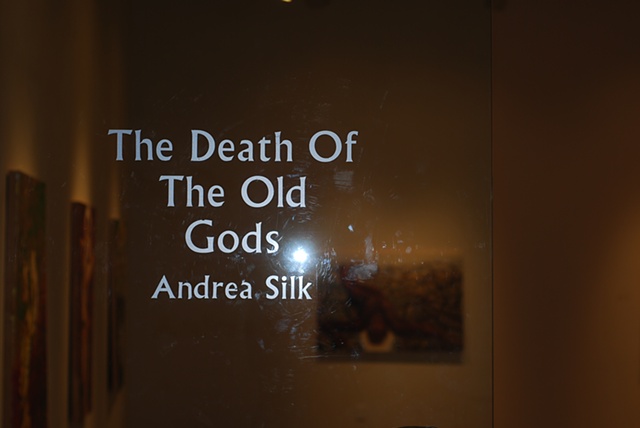 Doorway to The Death of the Old Gods exhibition in Gales Gallery @ YorkU