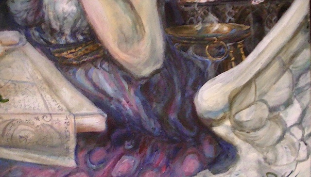 Self Portrait as Circe Figure-Throne Detail