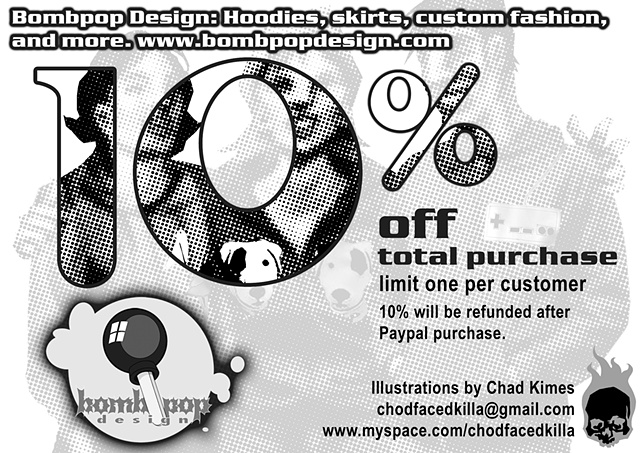 Bombpop Design coupon back