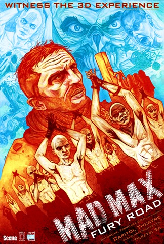 Mad Max Fury Road poster art CHOD