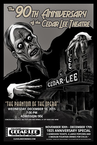 Cedar Lee Phantom of the Opera poster art CHOD