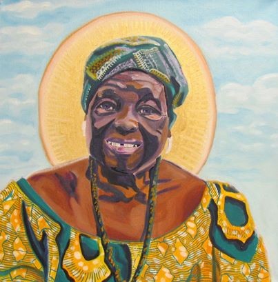 Portrait of My Beloved Grandmother Akosua Bemah Kumi