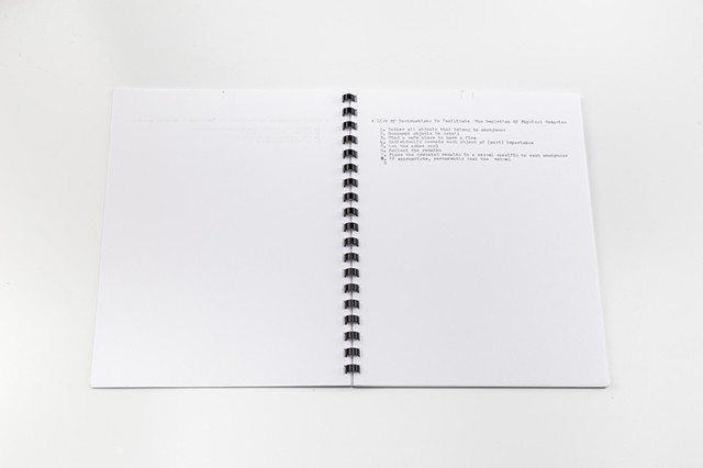 The Overuse of Typewriter Generated Text to Accompany Object Installations