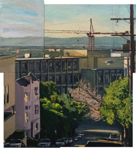 ryan m reynolds reed crane painting urban landscape