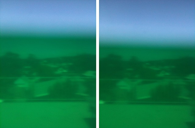 sieve green
photographs mounted on aluminium
2 panels, 25.4 x 20.4 cm ea.