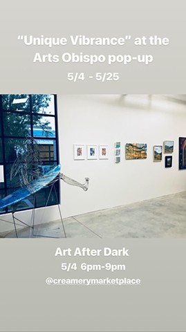 Arts Obispo pop-up gallery May 2018
