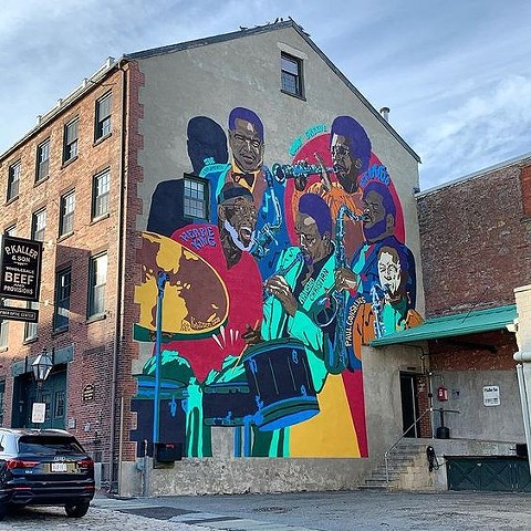 Jazz Mural Completed