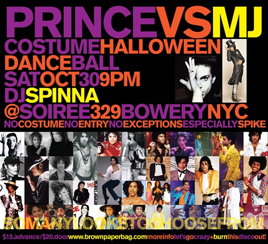 Prince vs. MJ party announcement