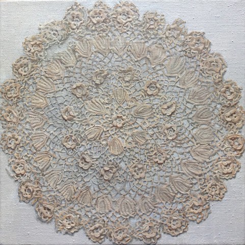 Great-great grandmother's 1882 crocheted doily - personal history and women's handcrafts