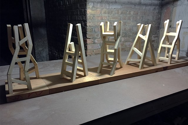 Maquettes for A Crooked Stile