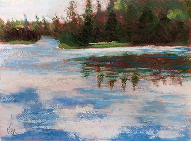 Des Arbres Reflés Dans Le Lac Jeannie