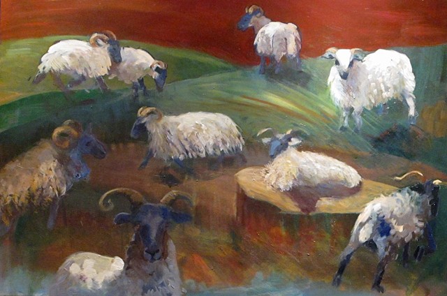 Composition with Sheep
