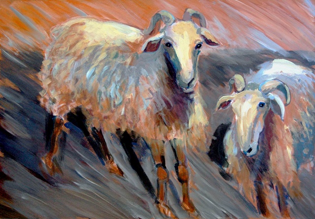 Deux Moutons de Martine