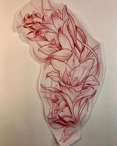Tattoo Art Flowers