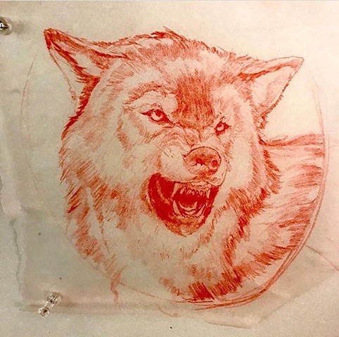 Tattoo Art wolf 