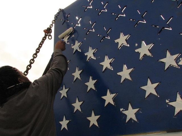 Repainting the Flag (Ira Hill's Flag Project)