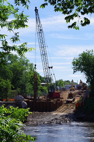 East Bank Cleared for New Bridge Construction