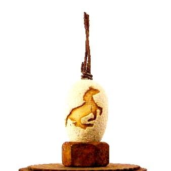 Horse eggs (2) JCC/ $30. a piece Sold 2017