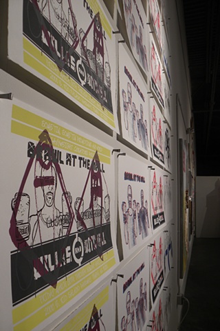 Brawl at the Mall (Installation View)
