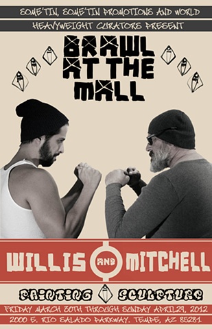 Brawl at the Mall (postcard)