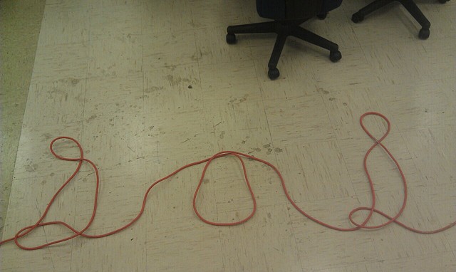 S.O.S. extension cord