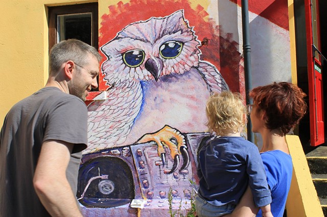 Owl Djing for MakeAMove festival, Limerick