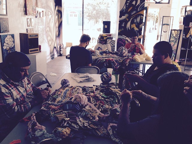 Crochet Jam, Rock Paper Scissors Collective, Oakland, California  