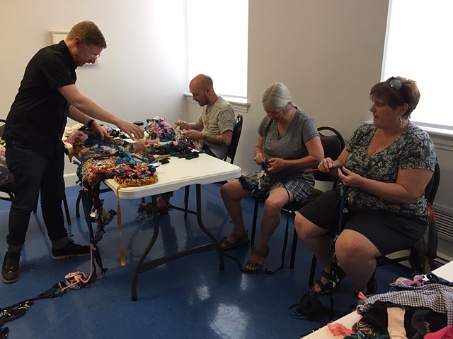 Crochet Jam at Diversity, Richmond VA in conjunction with the Queer Threads Symposium  April 2017