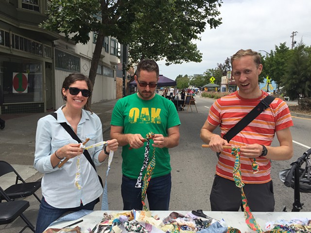 Crochet Jam, "Love Our Neighborhood Day Celebration," Berkeley, California