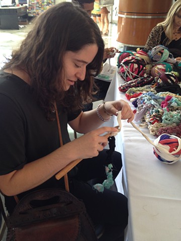 Crochet Jam, NADA MiamiBeach, sponsored by ARTADIA 