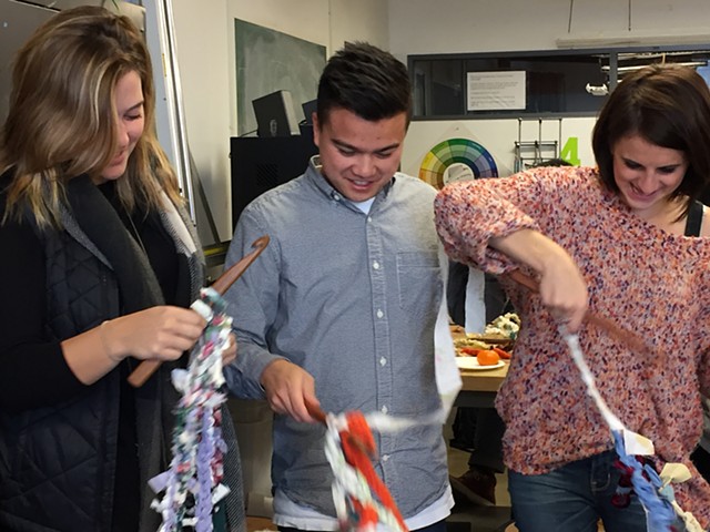 Crochet Jam, University of San Francisco's Artist as Citizen | Artist in the Community Program
