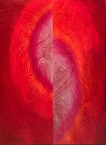 abstract split image