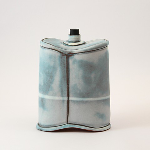 Soft Blue Flask