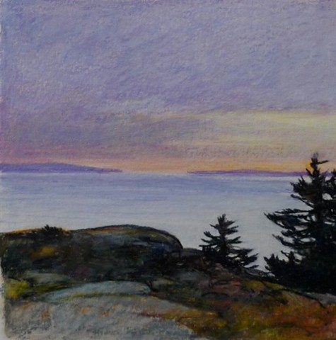 Sandy Wadlington, pastel, printmaker, Turtle Gallery, Deer Isle, Maine, Stonington, Blue Hill, Bar Harbor