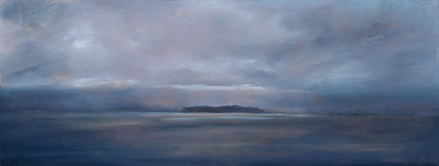 Adele Ursone, Gathering Storm, The Turtle Gallery, Deer Isle, Maine, Fine Art, Painting