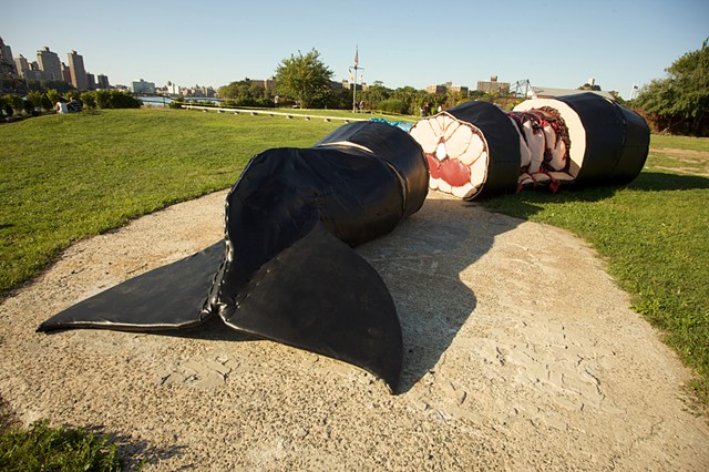 The Persistence of Agony, Installation View, Socrates Sculpture Park, Queens, NY, 2009

