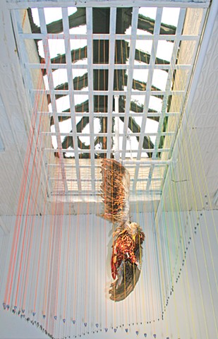 Dead Eagle Installation at Y Gallery NY