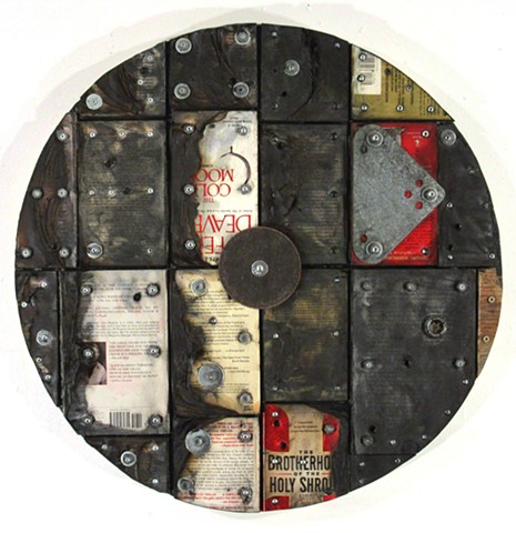 mixed media assemblage book art Rauschenberg Jasper Johns