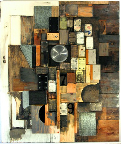 Book art recycled doors assemblage constructed art 