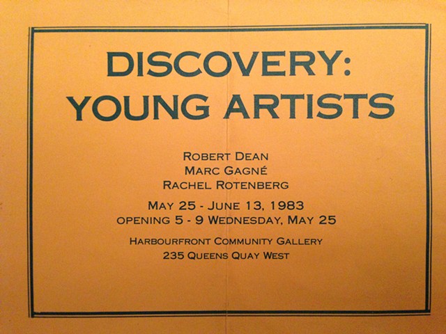 gallery invite, 1983