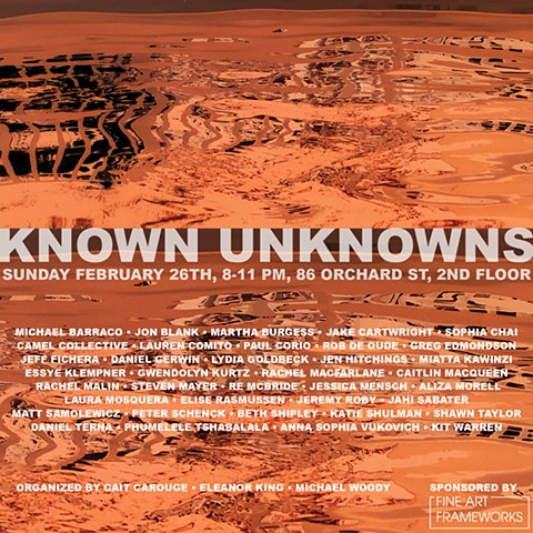 Known Unknowns Group Exhibition
